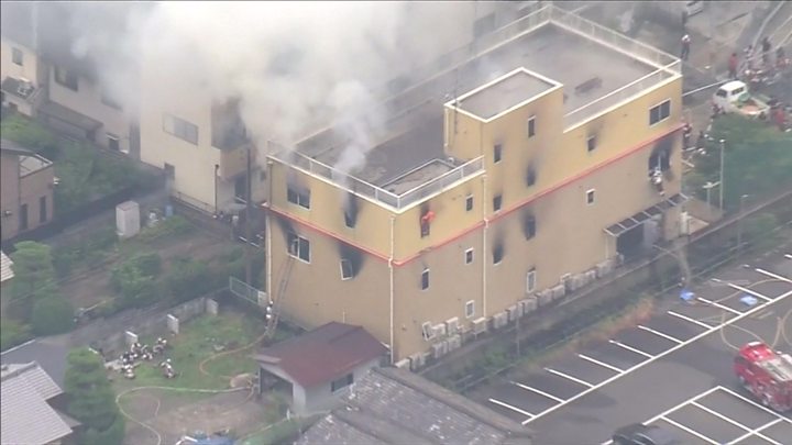 Kyoto Animation fire: At least 26 dead after suspected arson attack