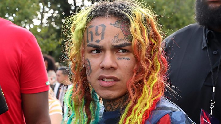 Tekashi 69 Face Tattoos