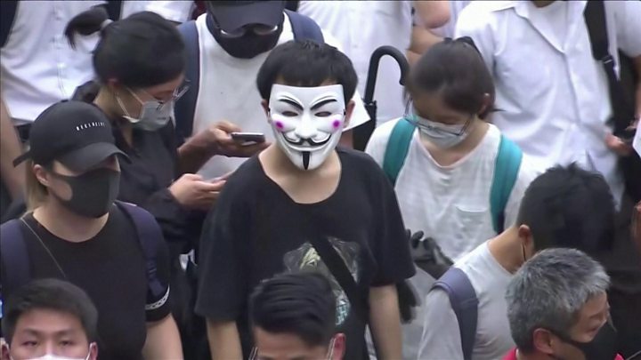 Hong Kong Anger As Face Masks Banned After Months Of Protests