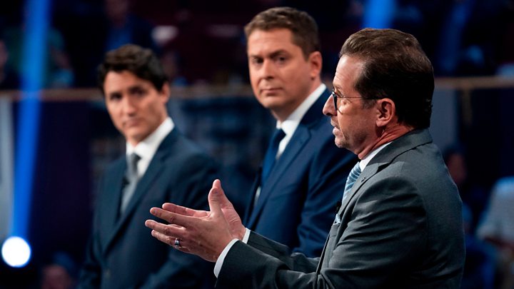 Canada election: Party leaders clash in first French ...