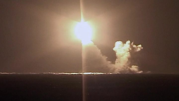 Russia's Nuclear Submarine Test Fires Ballistic Missile From White Sea