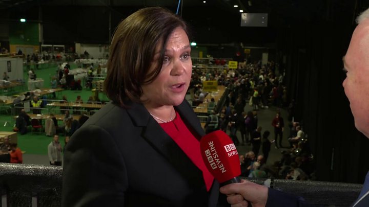 Irish General Election Sinn Féin Tops First Preference Poll Bbc News