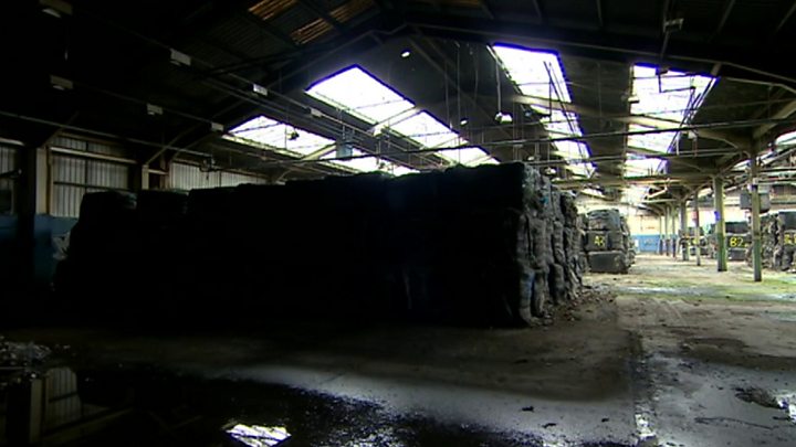 Fake Firm Dumped Illegal Waste In Staffordshire Warehouse Bbc News