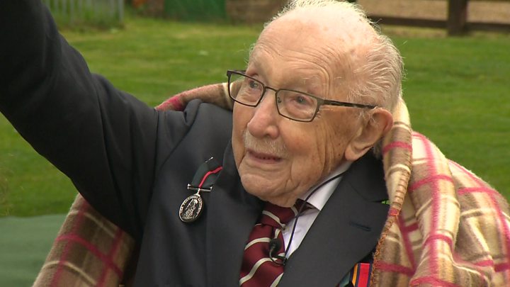 Captain Tom Moore Chainsaw Carving Raises 7 000 c News