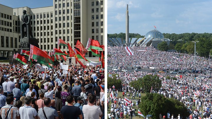 Glavnye sobytiya v Belarusi: miting za Lukashenko v Minske, marshy ...