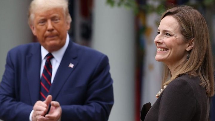 Amy Coney Barrett: Supreme Court nominee vows to 'apply law as written'