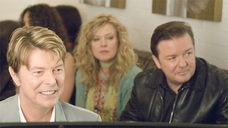 BBC One - Extras, Series 2, Episode 2, Bowie's song for Andy