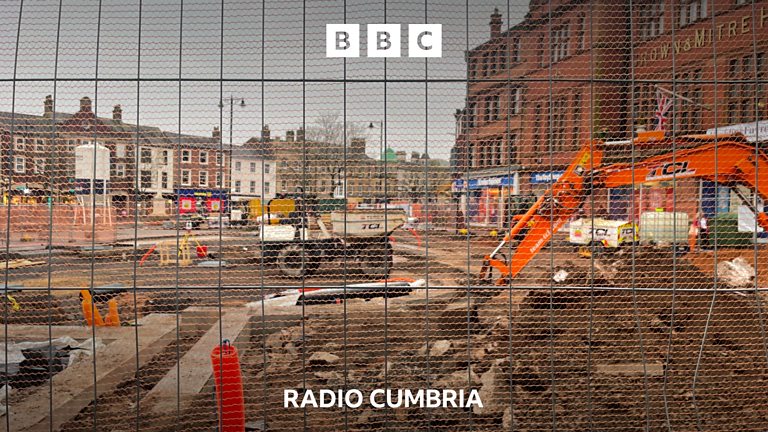 BBC Radio Cumbria - BBC RADIO CUMBRIA, Carlisle city centre obstacle course