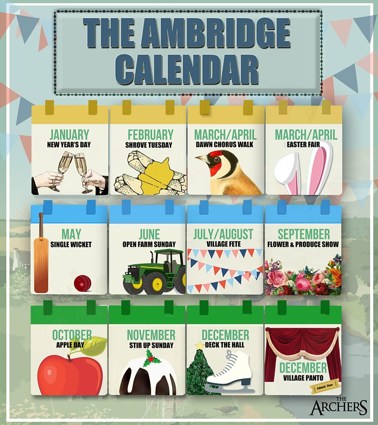 BBC Radio 4 The Archers The Ambridge Calendar