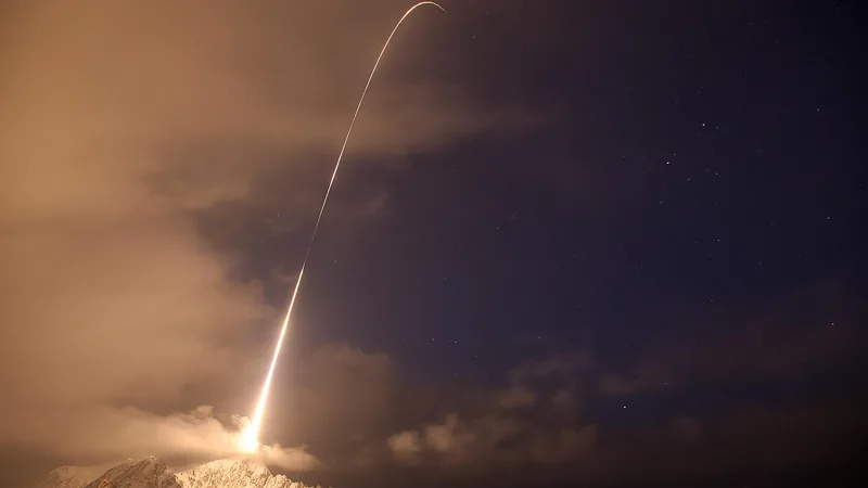 An American Black Brant XII sounding rocket launched from the Andøya Rocket Range in Norway in 1995 (Credit: Alamy)