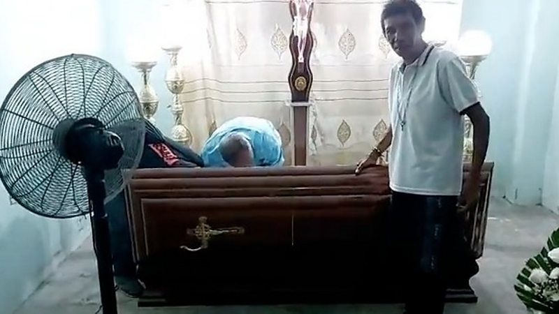 Dead Woman Found Breathing In Coffin Bbc News 5740