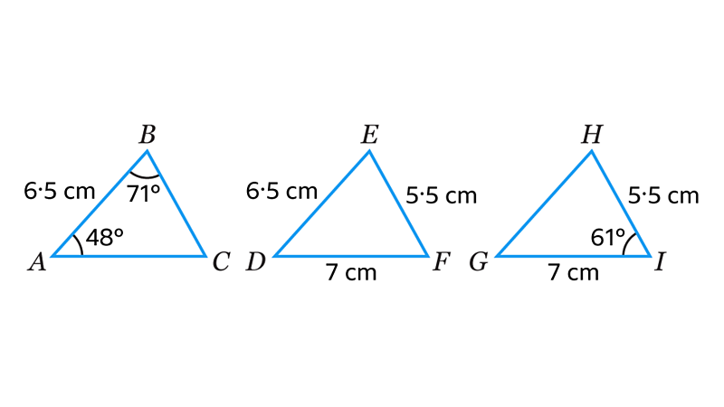 How to construct triangles - BBC Bitesize