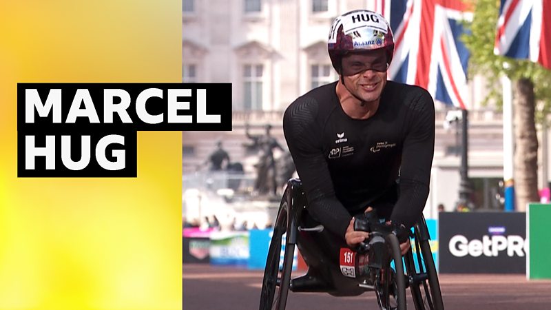 Hug wins London Marathon wheelchair race for sixth consecutive year