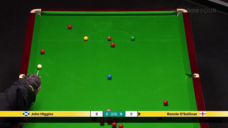 Ronnie O'Sullivan punches the table