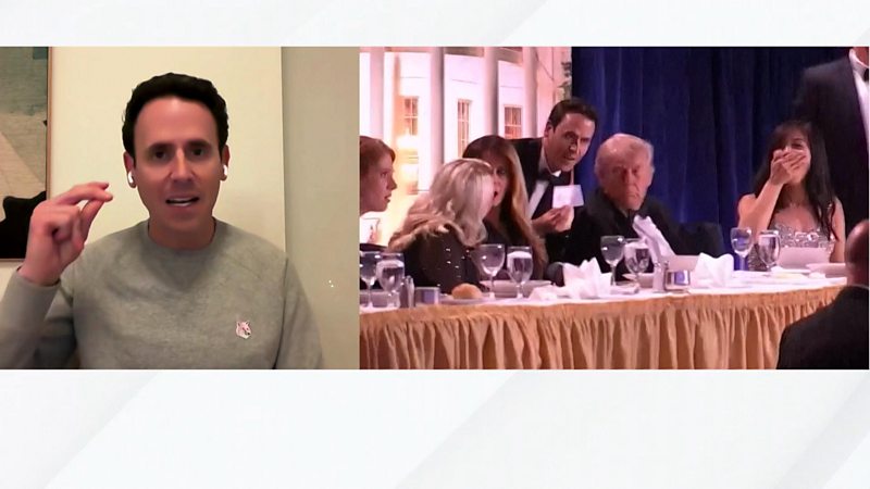 Performer recounts ducking for cover with Trump as shots ring out