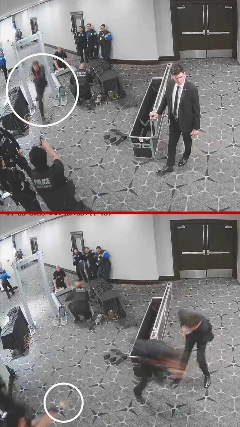 Видео с камер наблюдения показало, как вооруженный мужчина за четыре секунды прорвался к ужину с Трампом — image 2