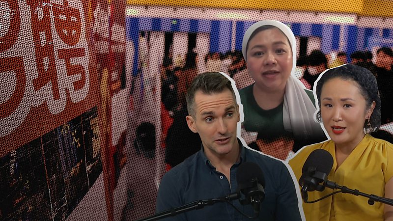 中國大學招聘會與BBC記者們