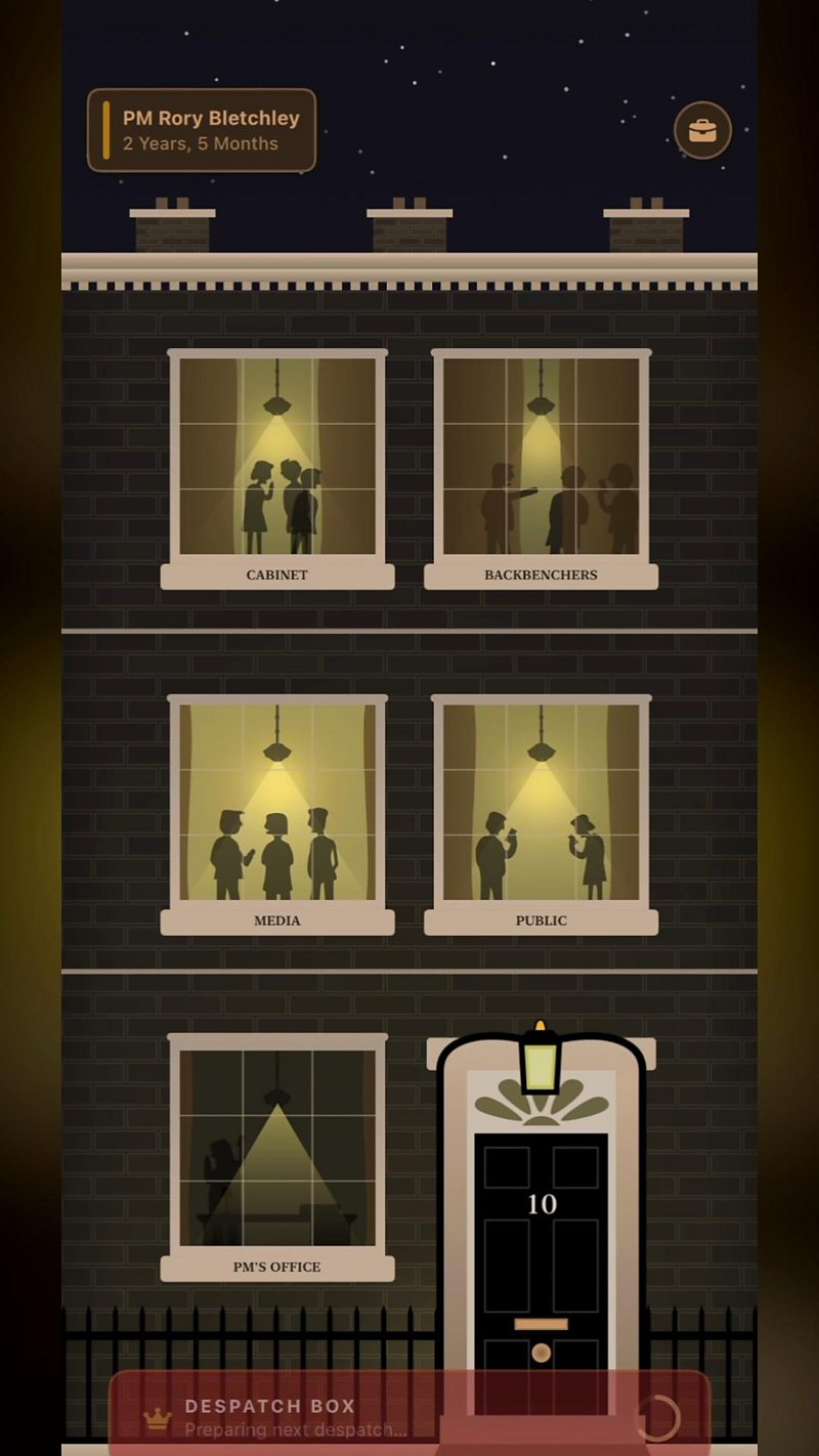 A screenshot from the game No 10: Full Confidence