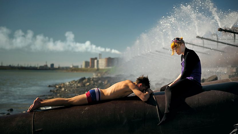 Otherworldly photos of an Arctic city