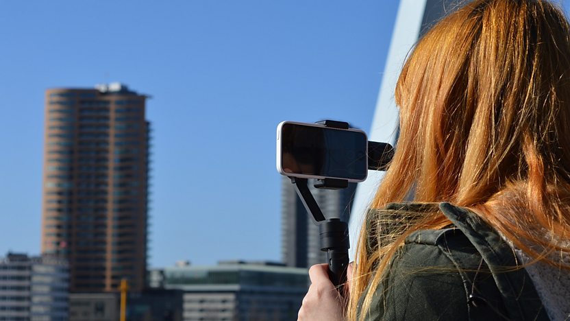 A standard, much larger gimbal.