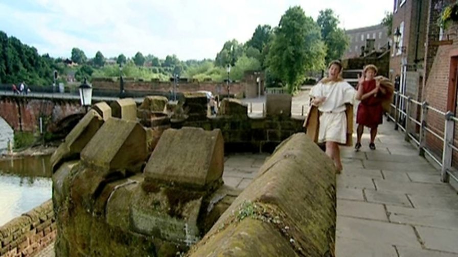 BBC Two Primary History, Romans in Britain, The Romans in Britain Roman Roads and Cities, A