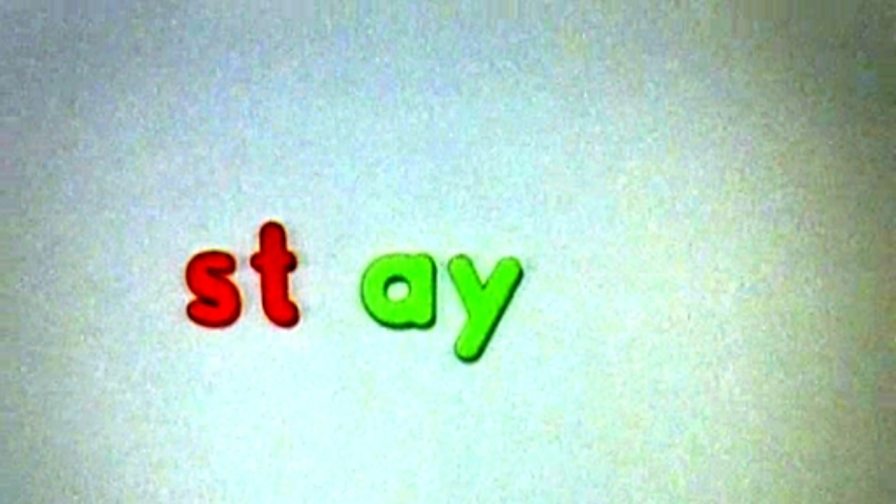 BBC Two Words and Pictures, Words and Pictures, Phonics Special Ay