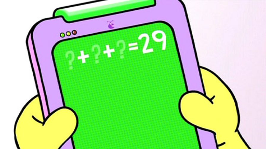 Bbc two numbertime addition and subtraction adding three numbers