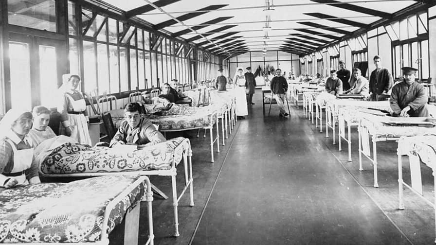established a war hospital established a war hospital