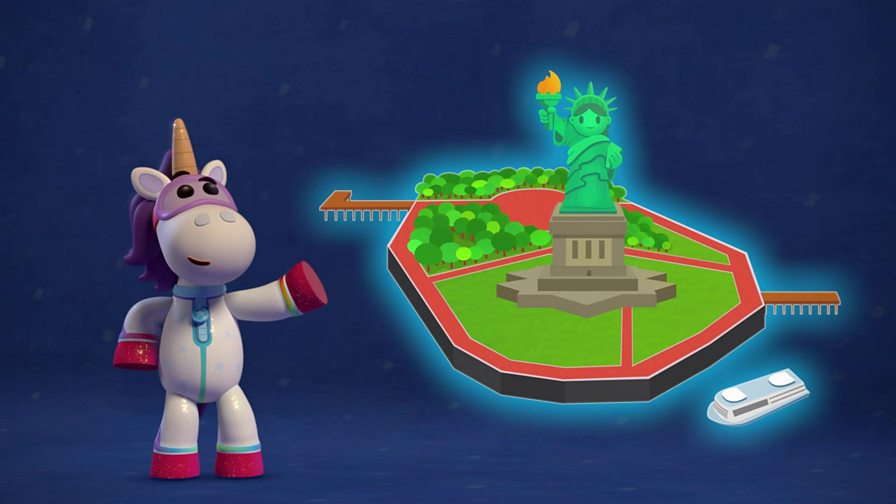 CBeebies Go Jetters, Statue of Liberty