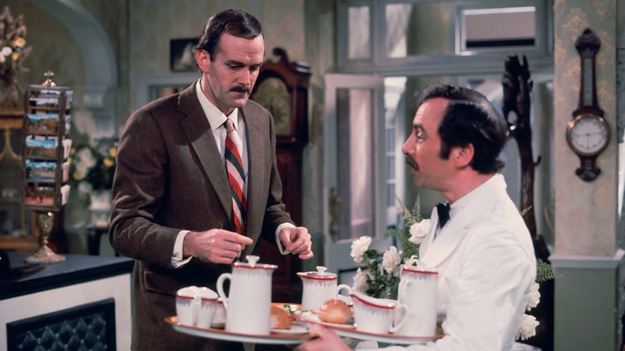 BBC Two Fawlty Towers, Series 1, A Touch of Class, Basil and Lord Melbury