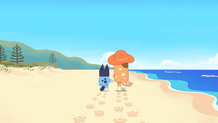 Bluey Dog Beach