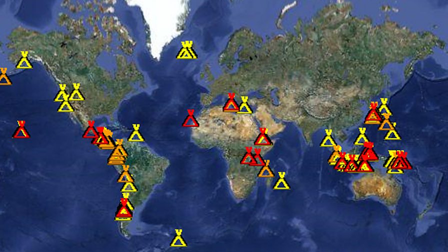 BBC Two - Volcano Live - Live volcano webcams