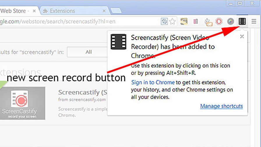 Browser button