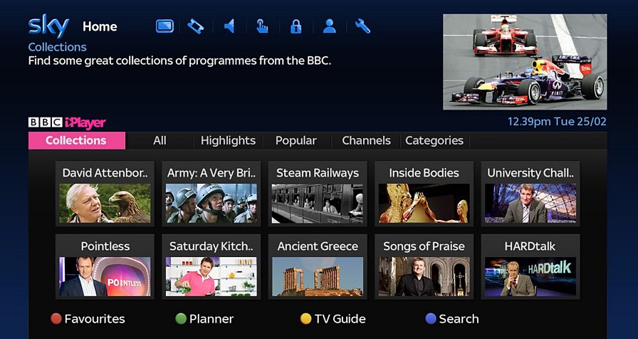 bbc red button sky channel