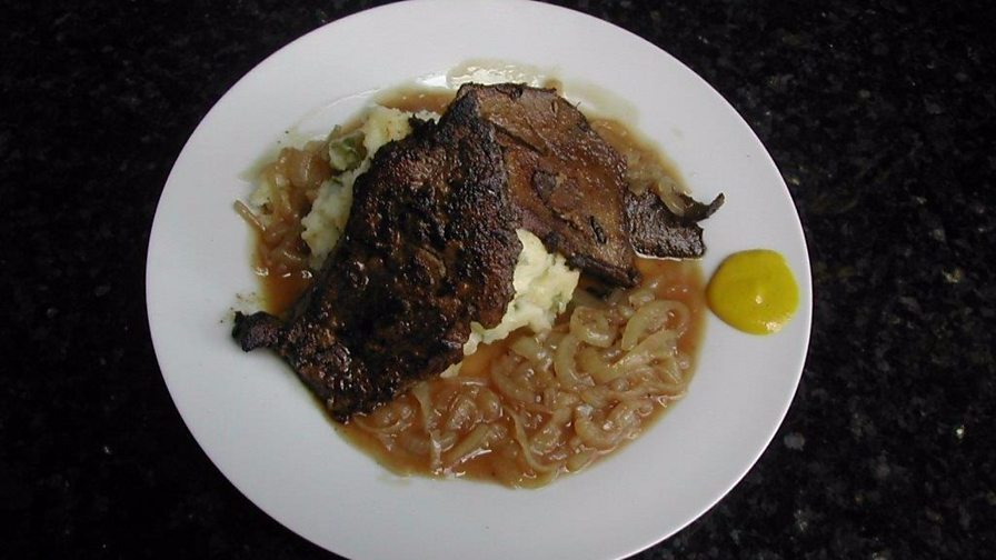 Liver And Bacon With Onions And Gravy Recipe Bbc Food Hot Sex Picture