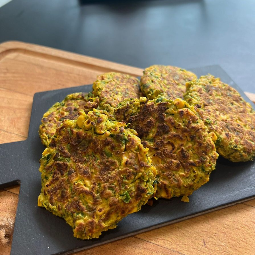 BBC One Morning Live Briony's Chickpea & Sweetcorn Fritters