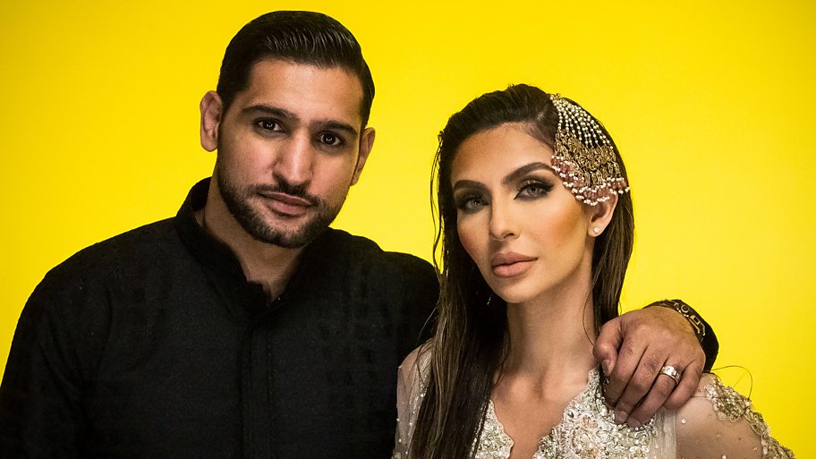 Amir Khan and his wife Faryal