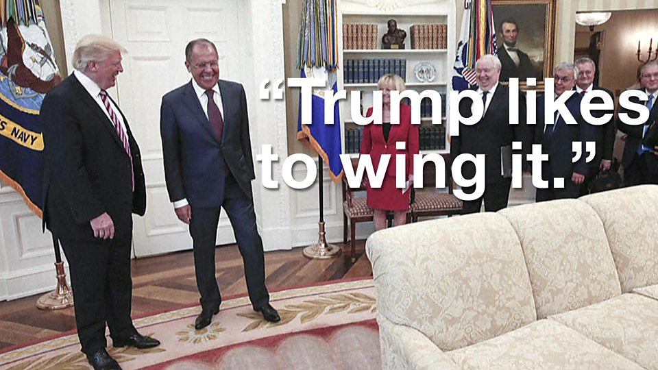 Can President Donald Trump Share Top Secret Information Bbc News