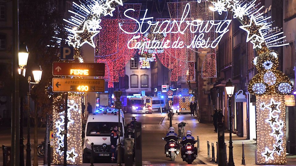 Pater Fritz describes hearing gunshots and attending to a victim of the Strasbourg shooting