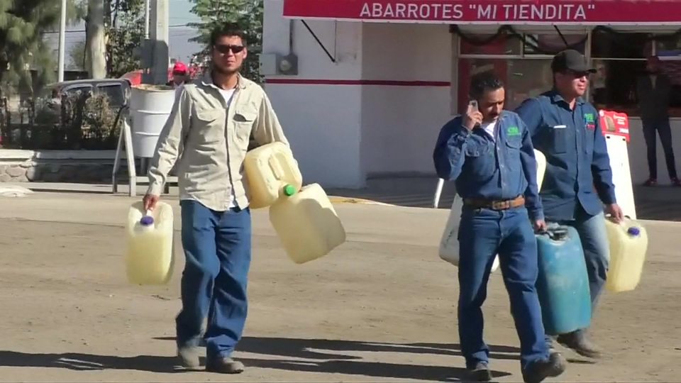 Así se registra en México la falta de gasolina