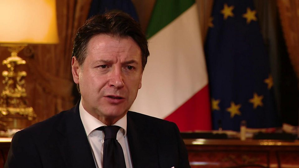 Italian PM Giuseppe Conte told the BBC in April how the lockdown could be eased