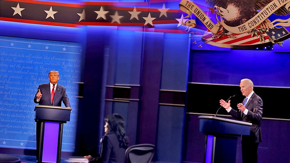 Presidential debate: Trump and Biden clash on Covid response