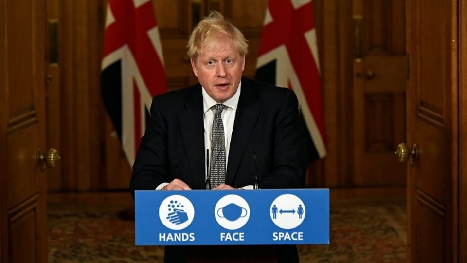 Covid-19: PM announces four-week England lockdown - BBC News