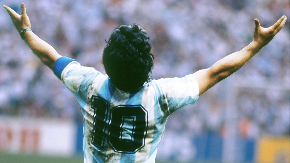 Watch all of Maradona's World Cup goals