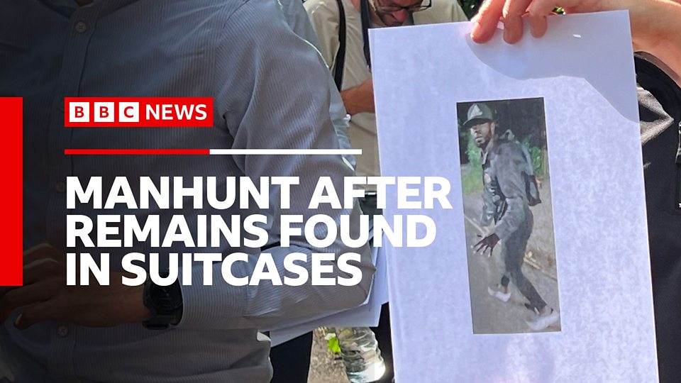 Manhunt As Remains Found in Suitcases