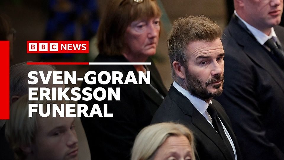 Mourners Gather for Sven-Goran Eriksson Funeral