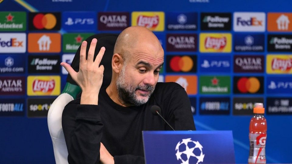 Man City Champions League news conference