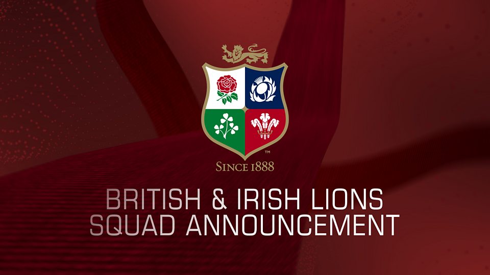 British & Irish Lions squad announced