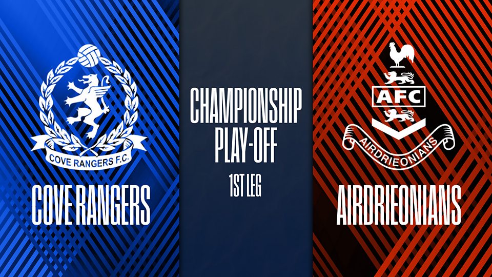 Championship Playoff 2025 1st Leg - Cove Rangers v Airdrie