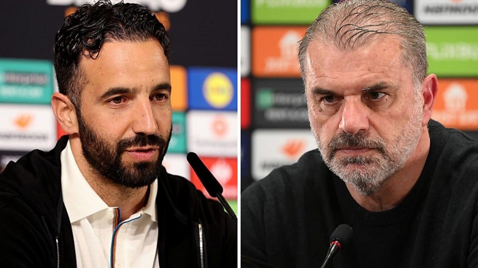 Amorim & Postecoglou Europa League final news conferences